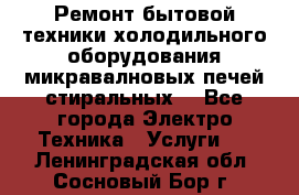 Ремонт бытовой техники холодильного оборудования микравалновых печей стиральных  - Все города Электро-Техника » Услуги   . Ленинградская обл.,Сосновый Бор г.